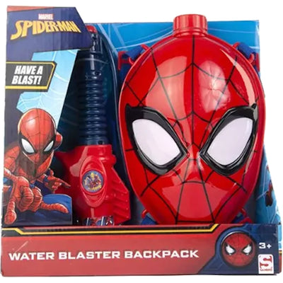 Zabawka PISTOLET NA WODĘ Z PLECAKIEM SPIDER-MAN MIOTACZ WO - kolekcjonerska premium zabawki Aseo dla dzieci