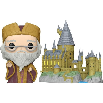 Funko POP Town Dumbledore Hogwarts - tył opakowania - Headmaster school castle Wizarding World diorama
