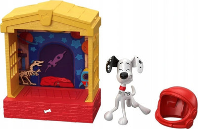 101 DALMATYŃCZYKÓW DYLAN + DOMEK MATTEL - widok 2 opakowania szczegoly zabawka kolekcja