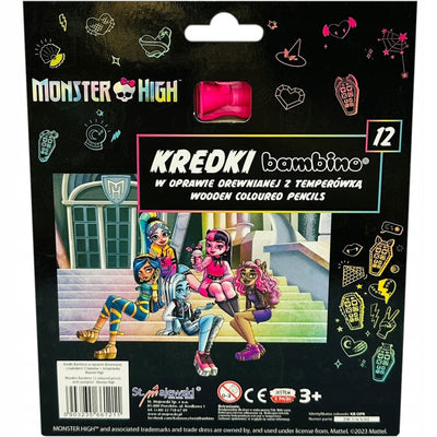 KREDKI BAMBINO JUMBO W DREWNIANEJ OPRAWI - widok 2 St. Majewski opakowanie szczegoly