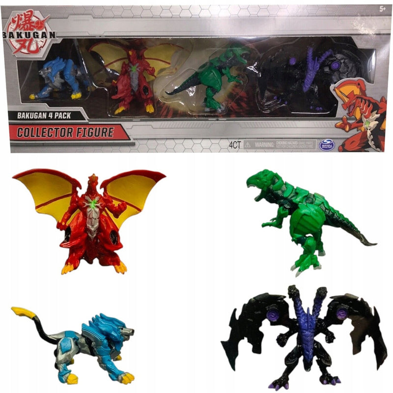 Zabawka BAKUGAN ZESTAW DRAGONOID HYDOROUS NILLIOUS TROX - kolekcjonerska premium zabawki Aseo dla dzieci