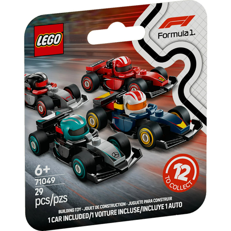Zabawka LEGO FORMULA 1 MINIFIGURES KOLEKCJONERSKIE BOLIDY  - kolekcjonerska LEGO premium dla dzieci