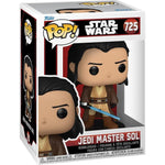 Figurka Funko POP Jedi Master - Star Wars Bobble-Head - kolekcjonerski robed Jedi brown cloak Force Master