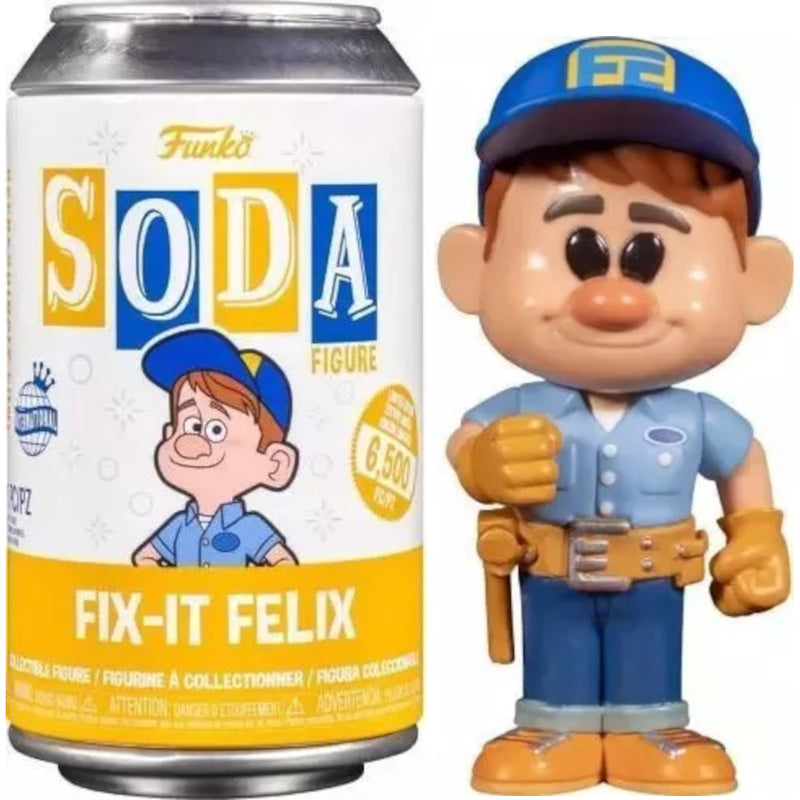 Figurka Funko Vinyl Soda Fix-It Felix - Disney Wreck-It Ralph - limitowana w puszce zlota mlot hero