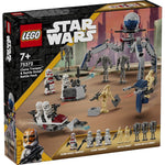 Zabawka LEGO STAR WARS BITEWNY Z ŻOŁNIERZEM ARMII KLONÓW I - kolekcjonerska LEGO premium dla dzieci