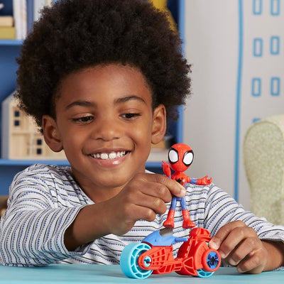 SPIDEY I SUPER KUMPLE MARVEL HASBRO MOTO - widok 2 opakowania Hasbro szczegoly kolekcja