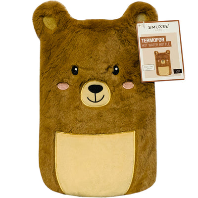 Zabawka TERMOFOR PLUSZOWY MIĘKKI DLA DZIECI SMUKEE BRĄZOWY - kolekcjonerska Smukee premium dla dzieci