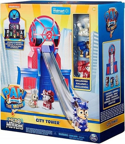 Zabawka PSI PATROL ZESTAW WIEŻA CHASE Z RAMPĄ + FIGURKI - kolekcjonerska premium zabawki Aseo dla dzieci