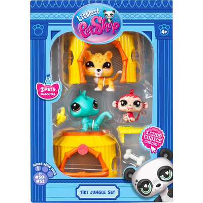 Zabawka LITTLEST PET SHOP ZESTAW DŻUNGLA TIKI JUNGLE PLAY  - kolekcjonerska TM Toys premium dla dzieci