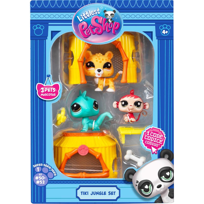 Zabawka LITTLEST PET SHOP ZESTAW DŻUNGLA TIKI JUNGLE PLAY  - kolekcjonerska TM Toys premium dla dzieci