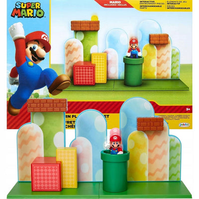 Zabawka SUPER MARIO JAKKS PACIFIC ZESTAW ACORN PLAINS PLAY - kolekcjonerska premium zabawki Aseo dla dzieci