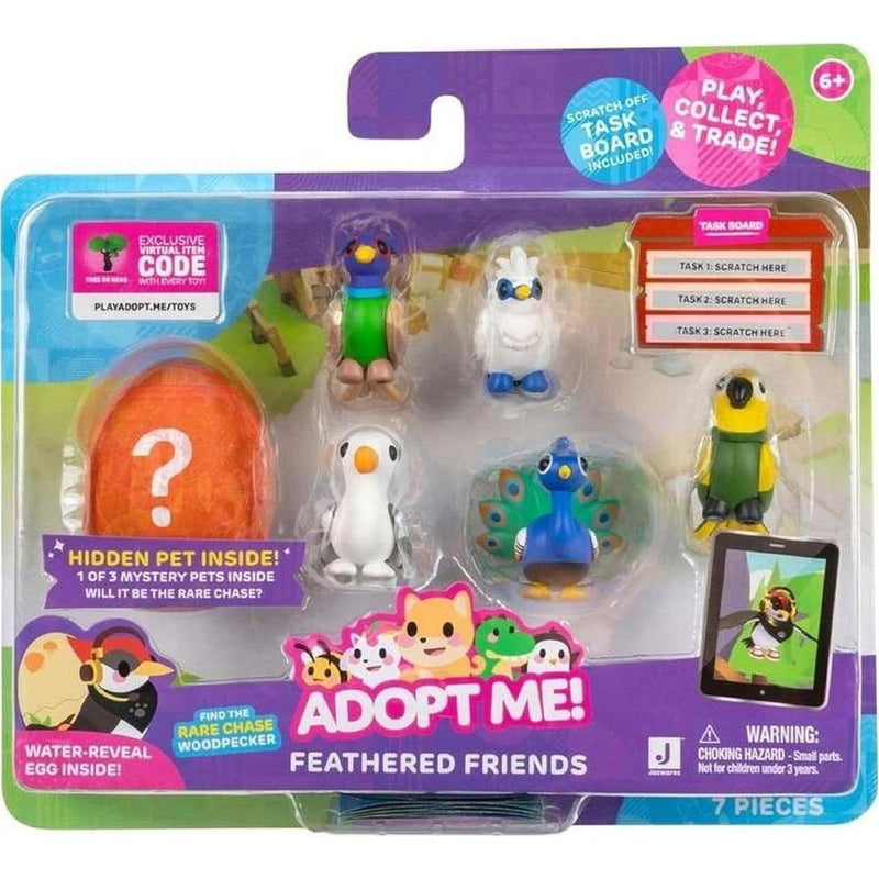 Zabawka ADOPT ME! 6-PAK ORYGINALNE FIGURKI ROBLOX ZWIERZĘT - kolekcjonerska Jazwares premium dla dzieci fanow