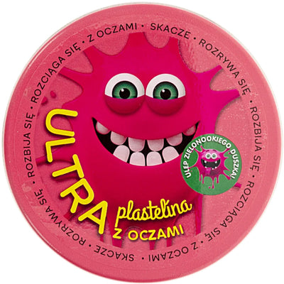 Zabawka ULTRA PLASTELINA Z OCZAMI EPEE RÓŻOWA 80g - kolekcjonerska Epee premium dla dzieci