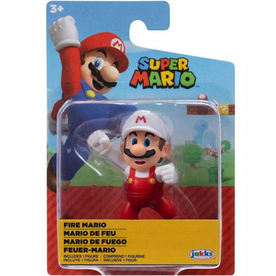 Zabawka SUPER MARIO JAKKS RUCHOMA  FIRE MARIO 7cm - kolekcjonerska premium zabawki Aseo dla dzieci