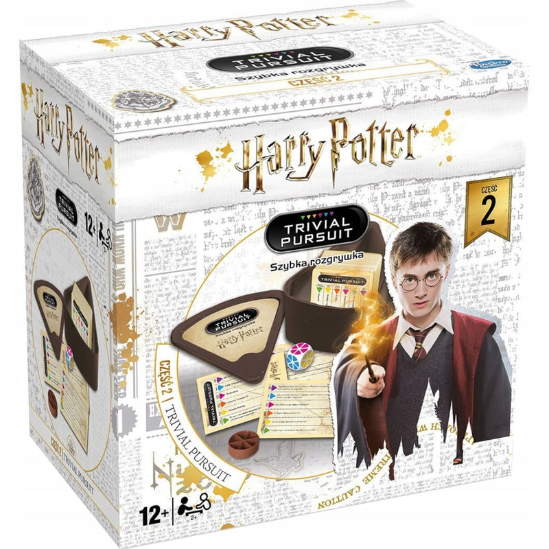 Zabawka TRIVIAL PURSUIT HARRY POTTER CZĘŚĆ 2 GRA IMPREZOWA - kolekcjonerska premium zabawki Aseo dla dzieci