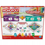 MONOPOLY JUNIOR 2w1 GRA PLANSZOWA DLA DZ - widok 4 opakowania Hasbro szczegoly kolekcja
