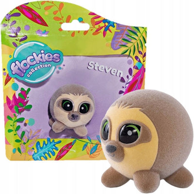 Zabawka FLOCKIES  LENIWIEC STEVEN TM TOYS - kolekcjonerska premium zabawki Aseo dla dzieci