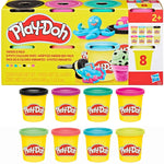 Zabawka PLAY-DOH CIASTOLINA KOLOROWA ZESTAW TUB 8-PAK VIBR - kolekcjonerska Hasbro premium dla dzieci fanow