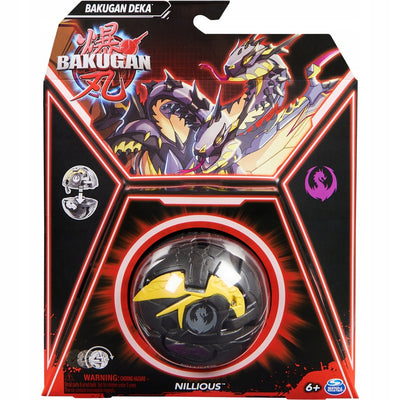 Zabawka BAKUGAN 3.0 DEKA SPIN MASTER DUŻA KULA JUMBO  BLAC - kolekcjonerska premium zabawki Aseo dla dzieci