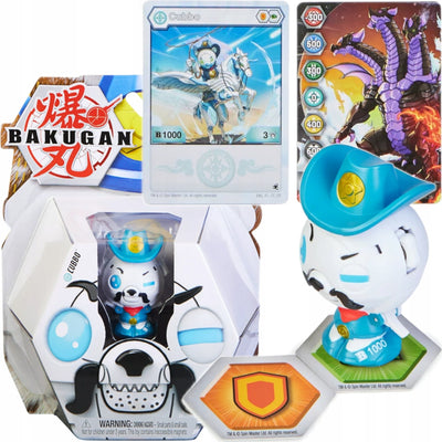 Zabawka BAKUGAN BIAŁY HAOS SHERIFF CUBBO SPIN MASTER - kolekcjonerska premium zabawki Aseo dla dzieci