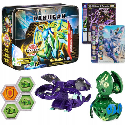 Zabawka BAKUGAN LEGENDS BAKU-TIN PUSZKA KOLEKCJONERA + GAR - kolekcjonerska premium zabawki Aseo dla dzieci