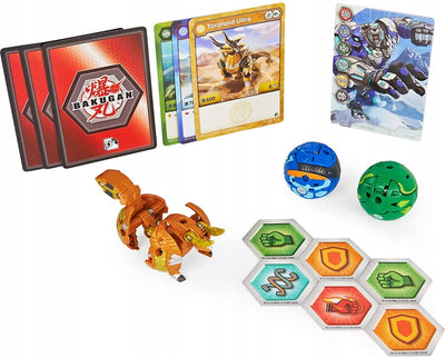 BAKUGAN STARTER PACK TORONOID JETTRA AUR - widok 2 opakowania szczegoly zabawka kolekcja