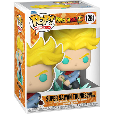 Figurka Funko POP ANIMATION DRAGON BALL SUPER SAIYAN TRUNKS WIT - kolekcjonerska premium dla fanow kolekcjoner