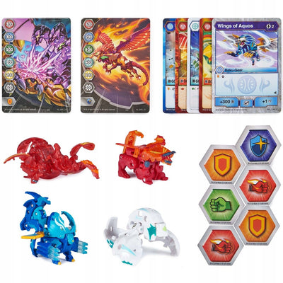 BAKUGAN LEGENDS COLLECTION PACK 4-PAK HY - widok 2 opakowania szczegoly zabawka kolekcja