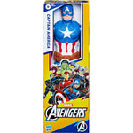MARVEL AVENGERS TITAN HERO SERIES CAPTAI - widok 4 opakowania Hasbro szczegoly kolekcja