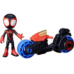SPIDEY I SUPER KUMPLE MARVEL MOTOCYKL +  - widok 5 opakowania Hasbro szczegoly kolekcja