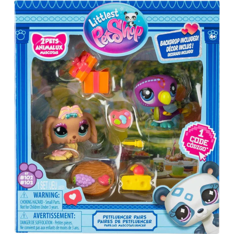 Zabawka LITTLEST PET SHOP LPS SERIA 2 PETFLUENCERS ZESTAW  - kolekcjonerska TM Toys premium dla dzieci