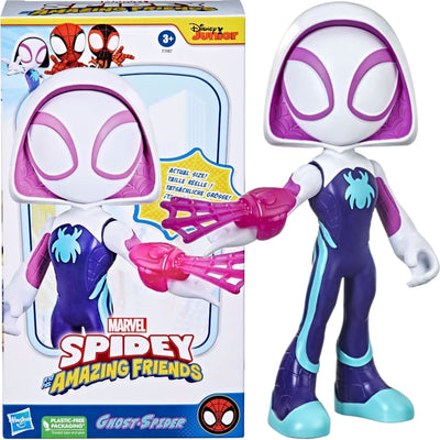 SPIDEY I SUPER KUMPLE MARVEL ORYGINALNA RUCHOMA FIGURKA GHOST-SPIDER 23cm