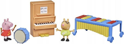 ŚWINKA PEPPA ZESTAW SALA MUZYCZNA ZABAWA - widok 2 opakowania szczegoly zabawka kolekcja