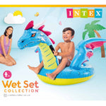 DMUCHANY SMOK NIEBIESKI DRAGON WYSPA NA  - widok 3 Intex opakowanie szczegoly collectible