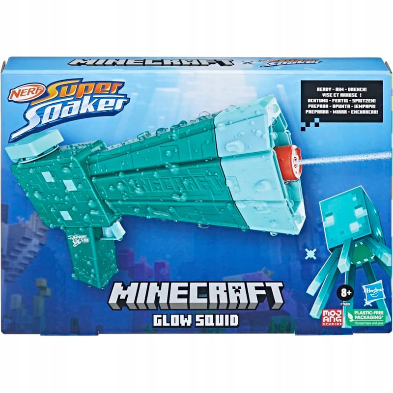 Zabawka NERF SUPER SOAKER MINECRAFT ORYGINALNY BLASTER PIS - kolekcjonerska premium zabawki Aseo dla dzieci