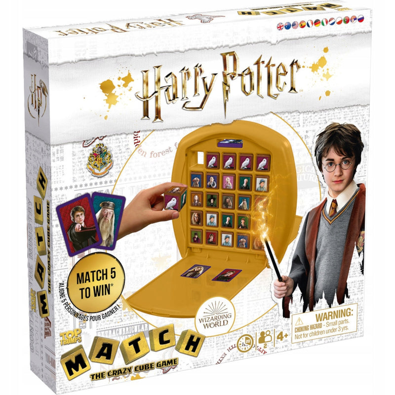 Zabawka HARRY POTTER MATCH GRA PLANSZOWA RODZINNA WIZARDIN - kolekcjonerska premium zabawki Aseo dla dzieci
