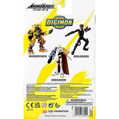 DIGIMON DIGITAL MONSTERS ANIME HEROES OR - widok 2 Bandai opakowanie szczegoly collectible