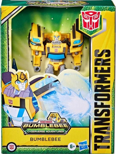 TRANSFORMERS CYBERVERSE  AUTOBOT BUMBLEB - widok 2 opakowania szczegoly zabawka kolekcja