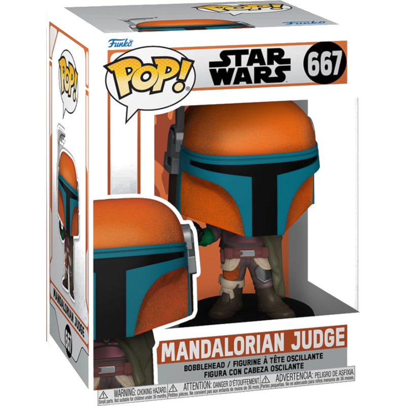 Figurka Funko POP STAR WARS BOBBLE-HEAD   MANDALORIAN JUDGE 667 - kolekcjonerska premium dla fanow kolekcjoner