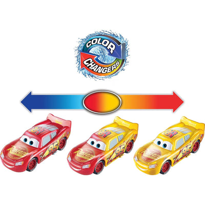 CARS COLOR CHANGERS AUTA POJAZD ZMIENIAJ - widok 2 Mattel opakowanie szczegoly collectible