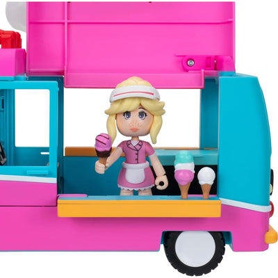 ADOPT ME! ZESTAW ICE CREAM TRUCK LODZIAR - widok 2 opakowania Jazwares szczegoly kolekcja