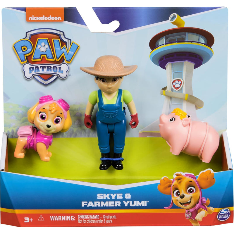 Zabawka PSI PATROL PAW PATROL 3-PAK ORYGINALNY ZESTAW SKYE - kolekcjonerska Spin Master premium dla dzieci