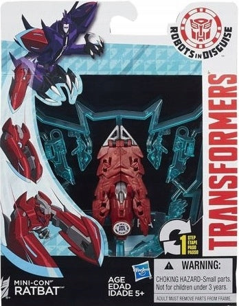Zabawka TRANSFORMERS ROBOTS  MINI-CON RATBAT - kolekcjonerska premium zabawki Aseo dla dzieci
