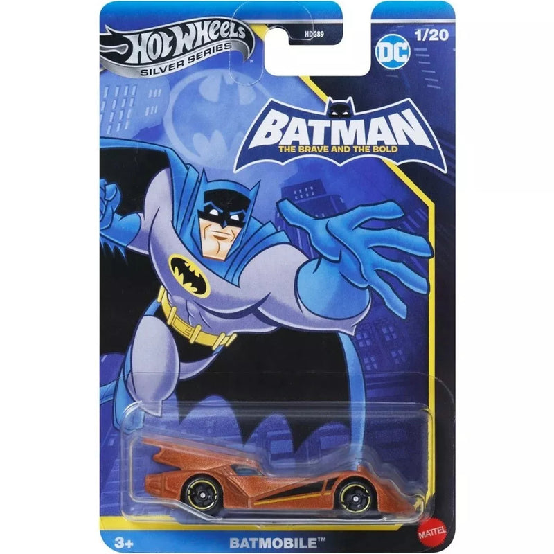 Zabawka HOT WHEELS AUTO SAMOCHÓD DC BATMAN THE BRAVE AND T - kolekcjonerska Mattel premium dla dzieci