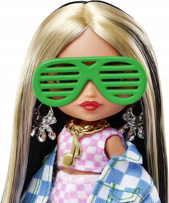 BARBIE EXTRA MINIS LALKA PASEMKA W KURTC - widok 6 opakowania szczegoly zabawka kolekcja