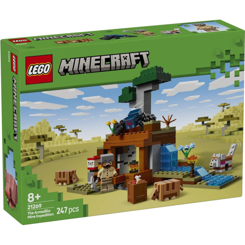 Zabawka LEGO MINECRAFT DUŻY ZESTAW KLOCKÓW WYPRAWA DO PANC - kolekcjonerska LEGO premium dla dzieci