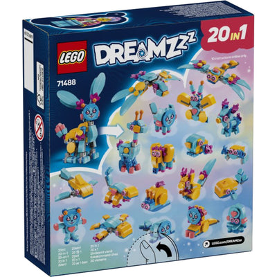 LEGO DREAMZZZ ZESTAW KLOCKÓW 20w1 KREATY - widok 2 LEGO opakowanie szczegoly collectible