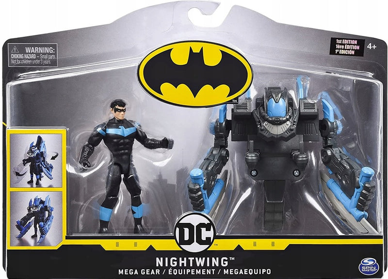 Zabawka BATMAN DC COMICS  NIGHTWING MEGA GEAR 10cm - kolekcjonerska premium zabawki Aseo dla dzieci