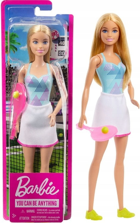 Zabawka BARBIE YOU CAN BE ANYTHING TENISISTKA SPORT TENIS - kolekcjonerska premium zabawki Aseo dla dzieci