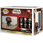 Funko POP Star Wars Darth Maul Speeder 705 - widok z tyłu - Bloodfin hover bike Episode I diorama
